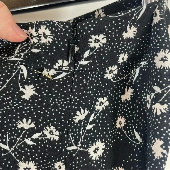 Chelsea28 Asymmetrical Faux Wrap Daisy Print  Midi Skirt - Picture 6 of 9